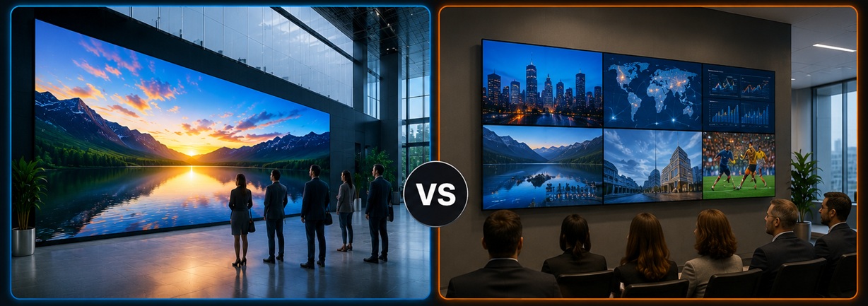 LED Video Wall vs LCD Video Wall